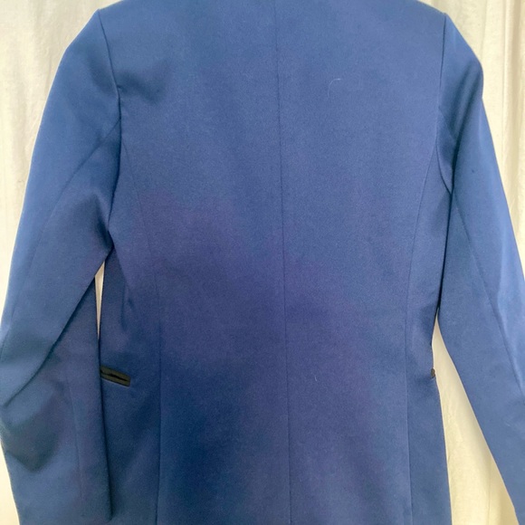 Sandro Royal Blue Blazer with Black Trim - Picture 3 of 5